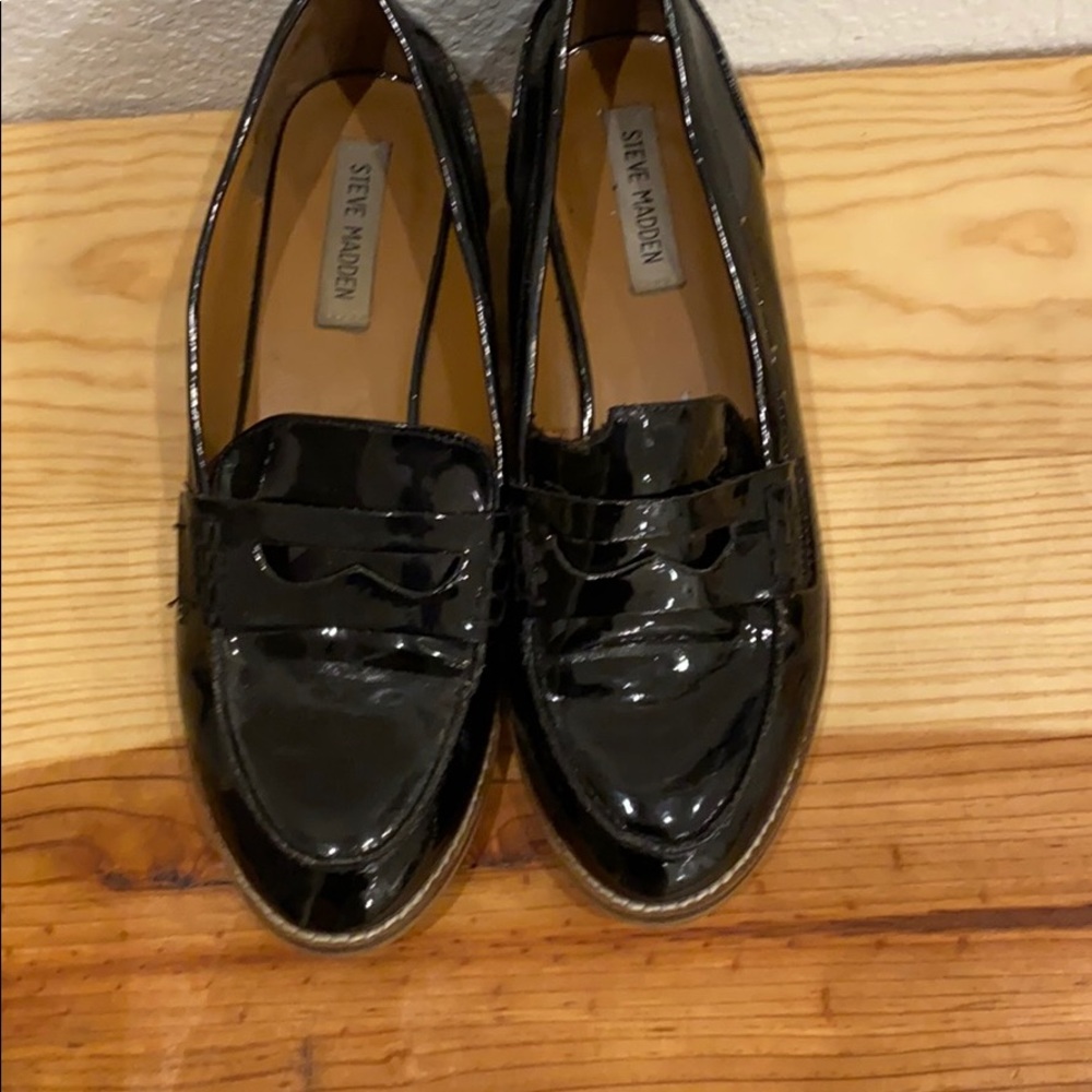 Beautiful Patent Leather Loafer by Steve Madden
